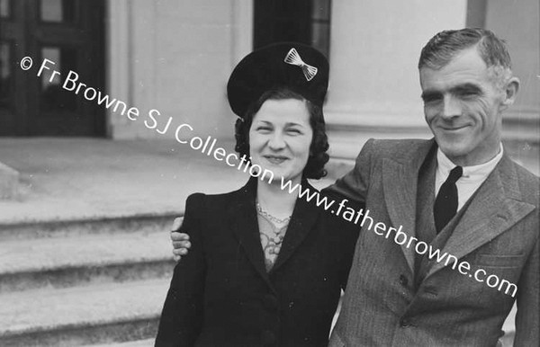 BRIDIE & HARRY COYNE ON THEIR WEDDING DAY